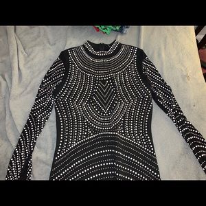 Studded Bodycon Dress